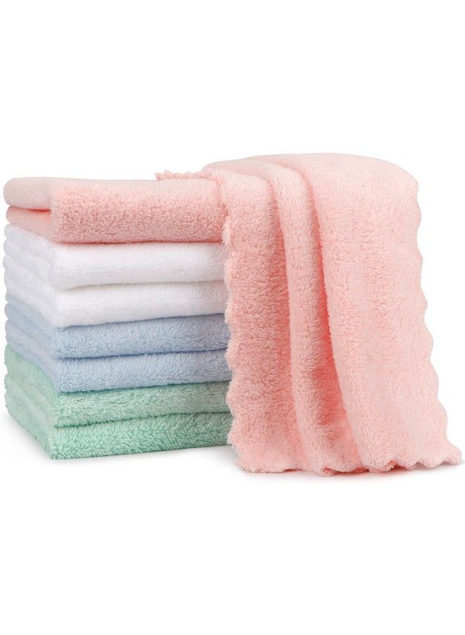 Orighty Burp Cloths For Baby 8 Pack Super Soft & Highly Absorbent Coral Fleece Baby Burp Cloth 20 X 10 Inch Gentle & Large Burp Rugs For Baby Sensitive Skin Burping Cloths For Newborn Essential - Image 1