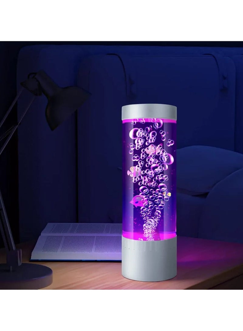 حوض سمك صناعي، مصباح فقاعي LED مكتبي - Image 3