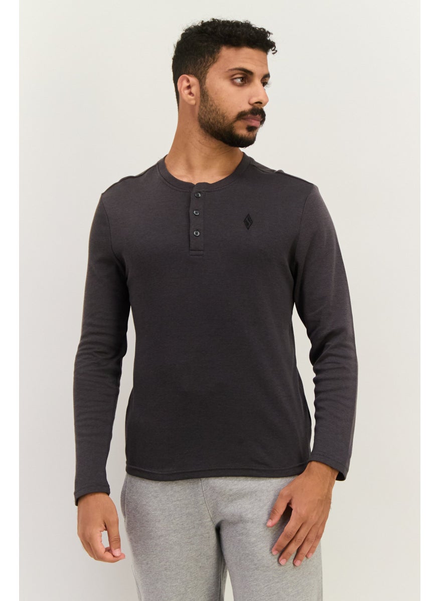 Men Sportswear Fit Long Sleeve Outdoor T-Shirts, Charcoal - pzsku/ZEA4AE4EC20FC4CCAB954Z/45/_/1737642162/0abd43f5-56c9-4232-ba2c-5548aaaeee20