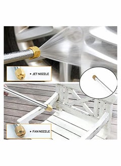 Y&D High Pressure Power Washer for Garden Hose Portable Washing Wand Water Car Outdoor Window with 2 Nozzle Blue  - Image 4