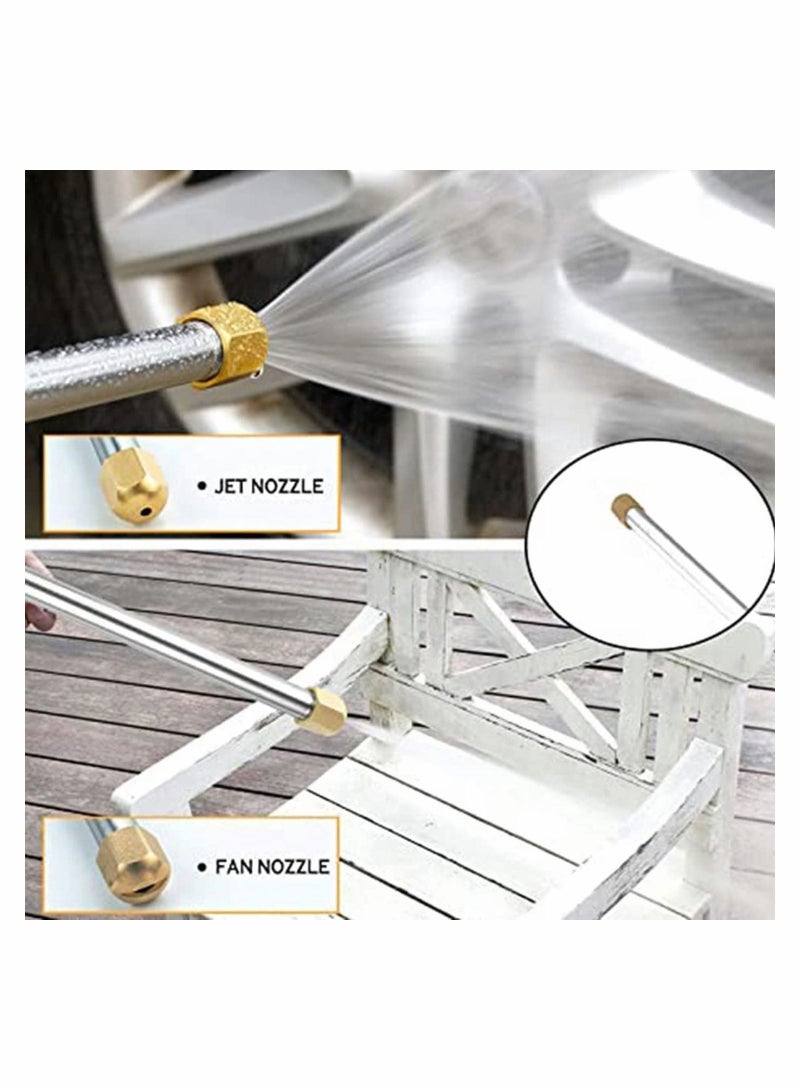 Y&D High Pressure Power Washer for Garden Hose Portable Washing Wand Water Car Outdoor Window with 2 Nozzle Blue  - Image 4