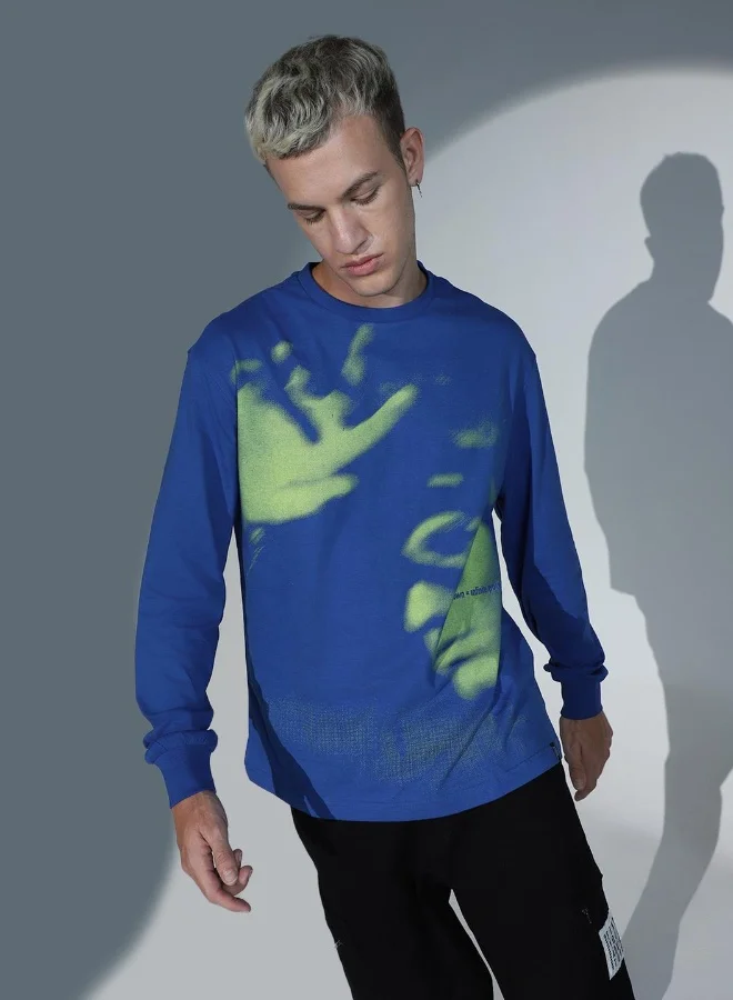 Hubberholme Blue T-Shirt For Men