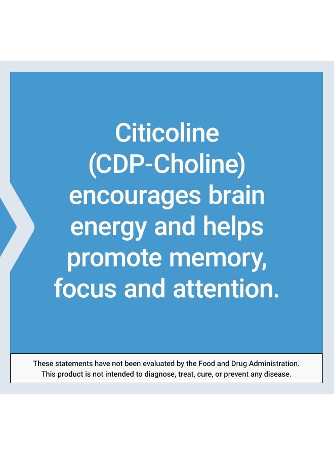 لايف إكستنشن، سيتيكولين (CDP-Choline) - مكمل السيتيكولين لدعم صحة الدماغ والوظائف الإدراكية، والتركيز، والانتباه، وتقوية الذاكرة - غير معدل وراثياً، خالي من الجلوتين، نباتي - 60 كبسولة. - Image 4