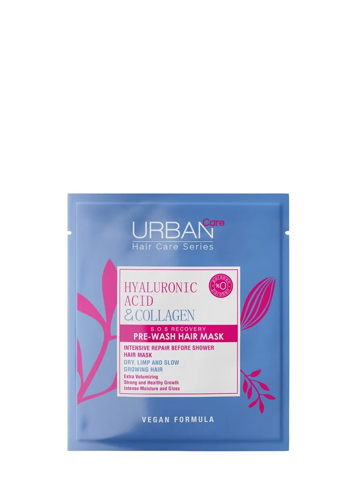 Urban Care Urban Care Hyaluronic Acid & Collagen S.O.S Recovery Pre-Hair Mask