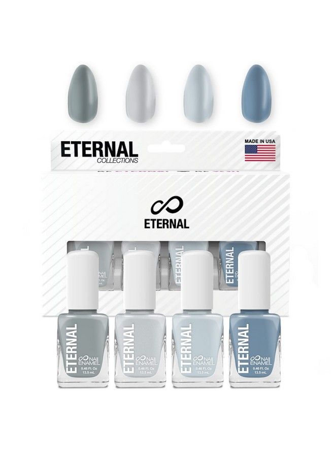 ETERNAL Nail Polish Set (Minimalist) 13.5 Ml 4 Piece Paradise Colors Kit With Quick Dry & Long Lasting Formula Home Diy Manicure Pedicure Nail Art Design Gift For Mothers & Women Made In Usa - Image 2