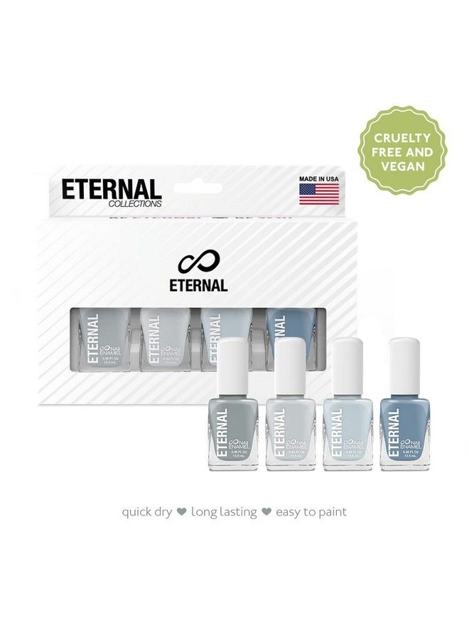 ETERNAL Nail Polish Set (Minimalist) 13.5 Ml 4 Piece Paradise Colors Kit With Quick Dry & Long Lasting Formula Home Diy Manicure Pedicure Nail Art Design Gift For Mothers & Women Made In Usa - Image 3