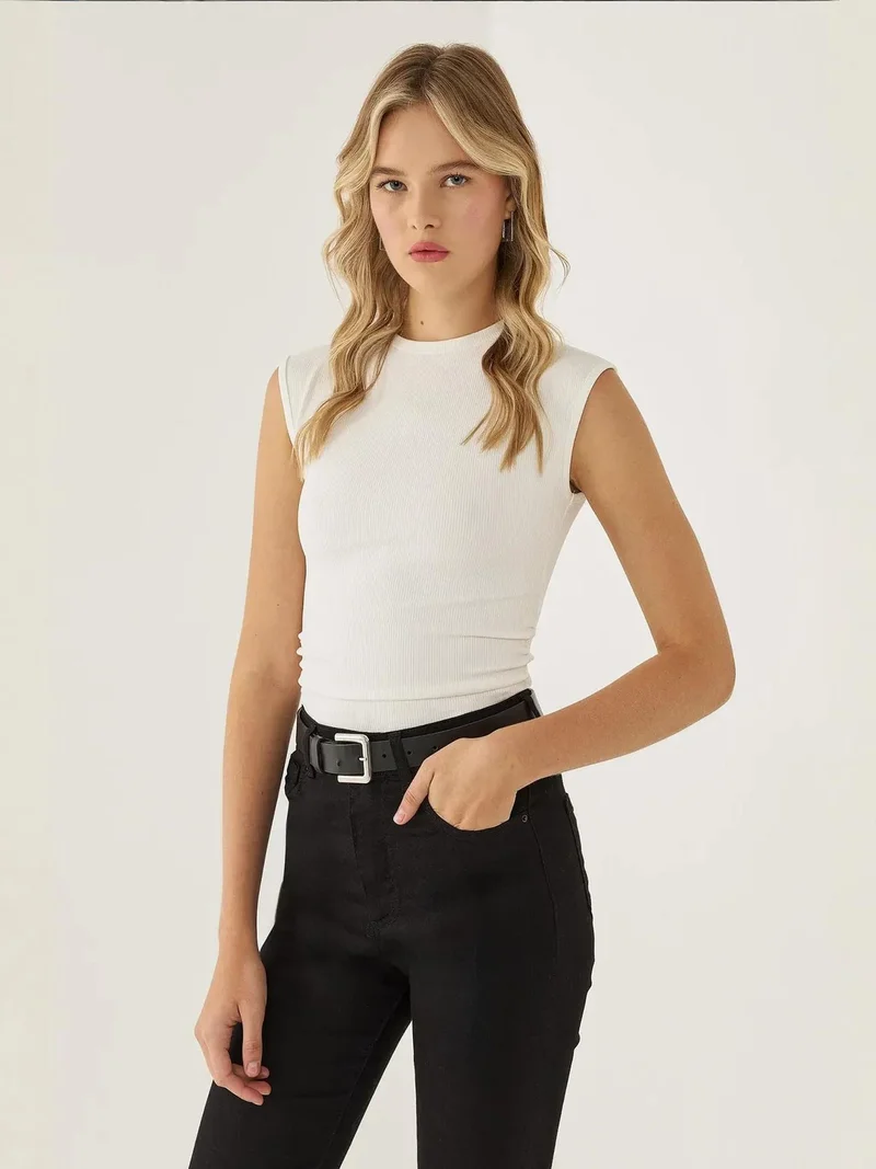 HICCUP  Ruffled Jersey Top for Women | Best Price UAE