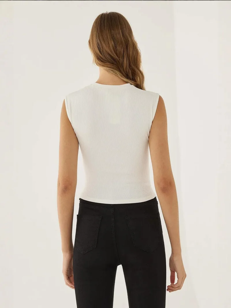 HICCUP  Ruffled Jersey Top for Women | Best Price UAE