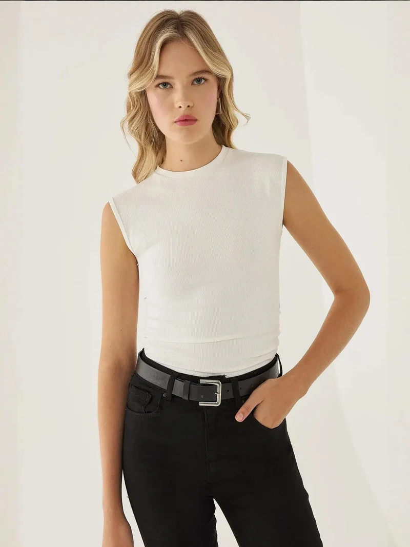 HICCUP  Ruffled Jersey Top for Women | Best Price UAE