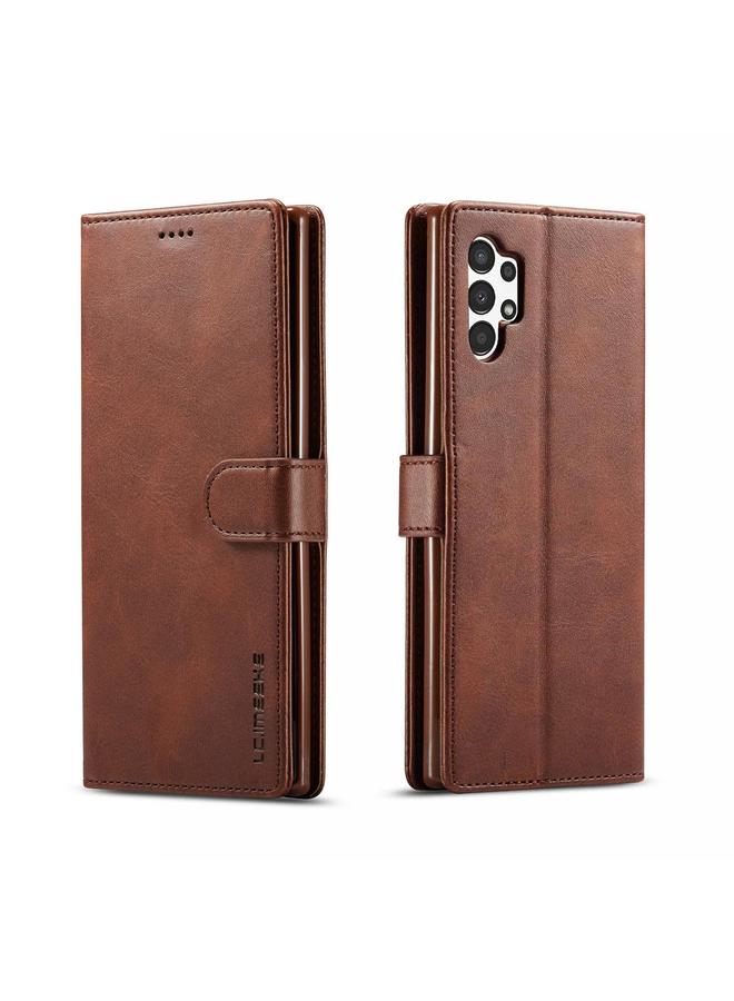 The Bros Case For Samsung Galaxy A13 4G Calf Texture Leather Phone Case