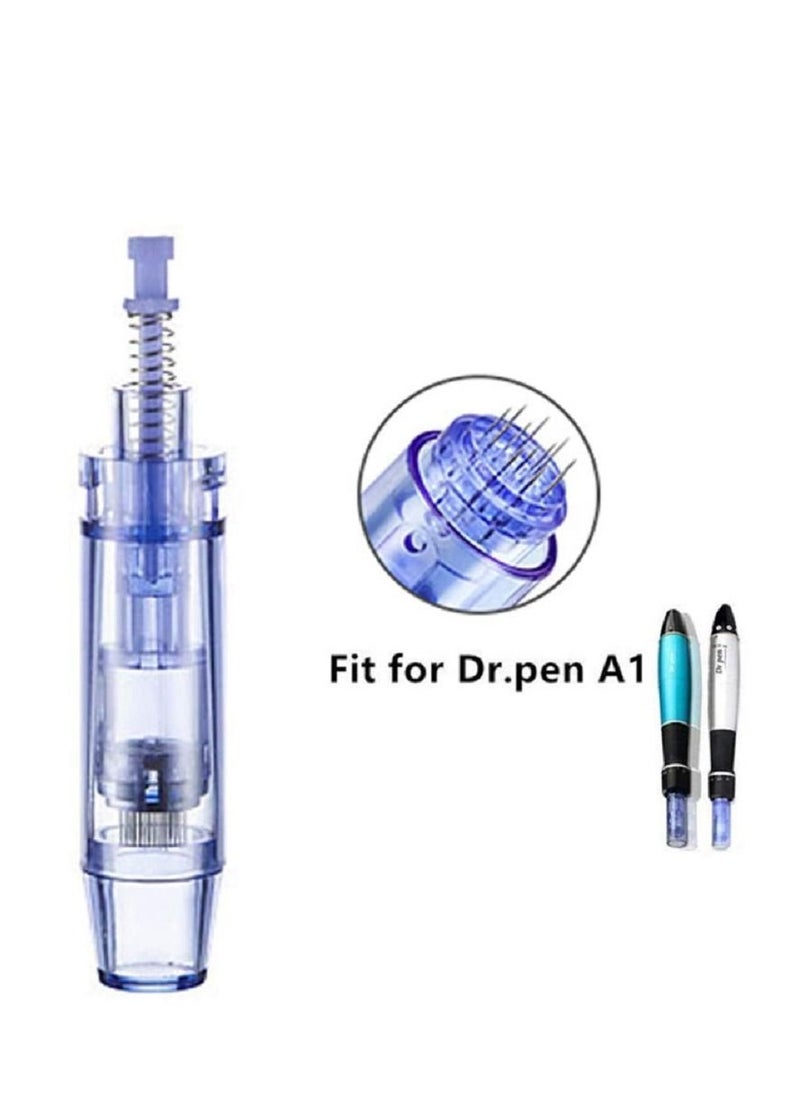 25-Piece 12 Pins Replacement Cartridges Disposable Needles Compatible with Derma Pen A1