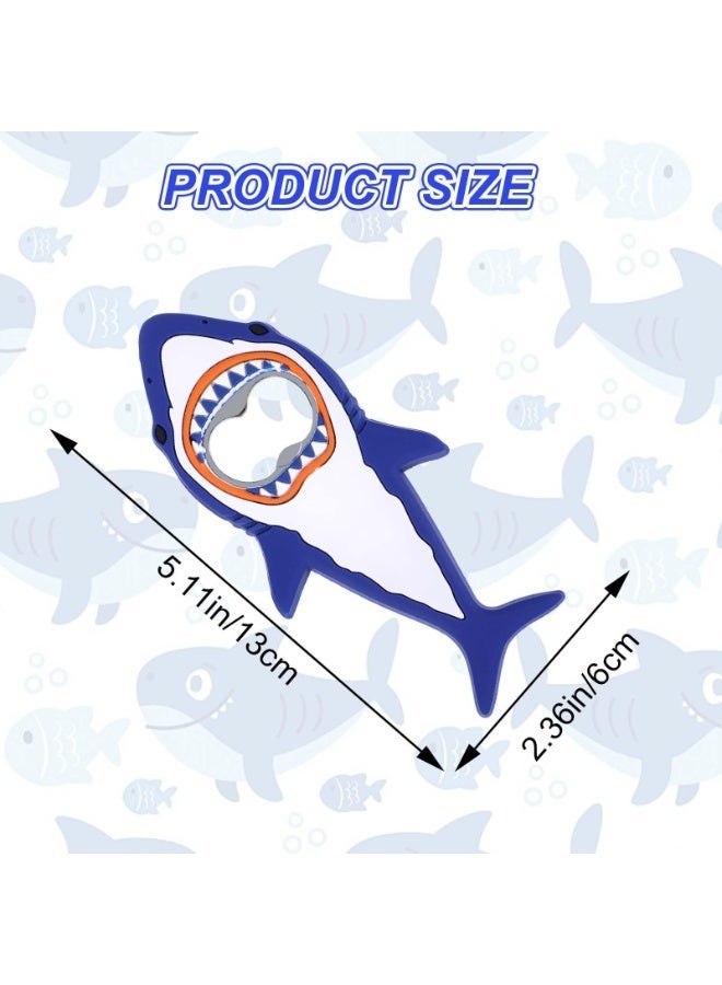 PAWSONIFY Cute Shark Bottle Opener, Magnetic Soda Bottle Opener with Strong Magnet - Image 2