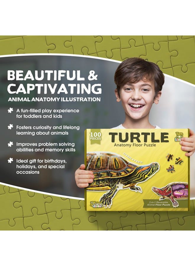 Genius Games Turtle Animal Floor Puzzle - Image 5