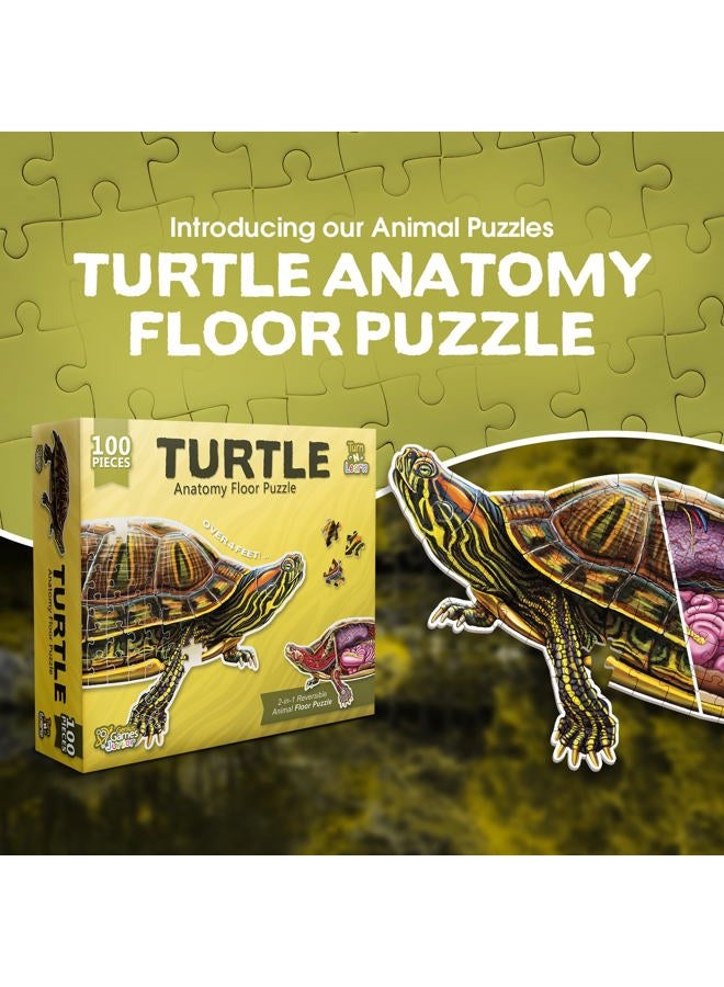 Genius Games Turtle Animal Floor Puzzle - Image 2