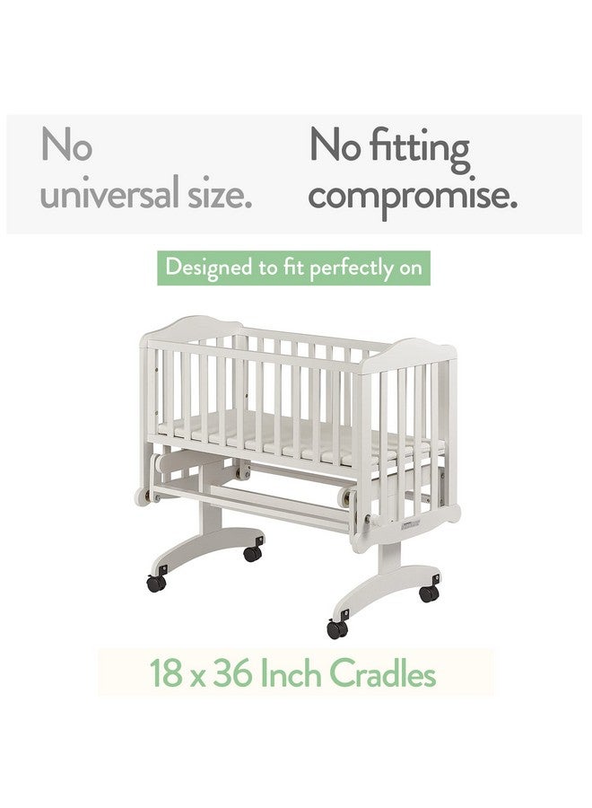 Joey + Joan أغطية مهد مناسبة 18 × 36 بوصة - ناعمة جداً 100% قطن جيرسي - حيوانات المزرعة - عبوة من 2 - Image 2