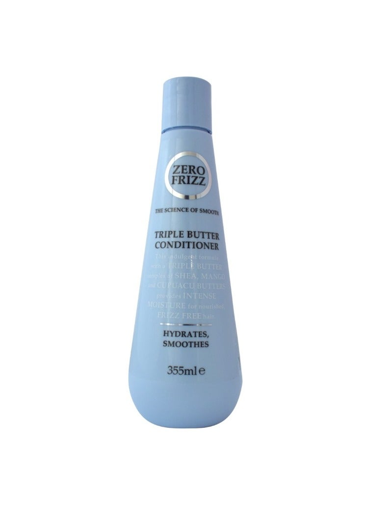 ZERO FRIZZ HAIR TRIPLE BUTTER CONDITIONER 355 ML