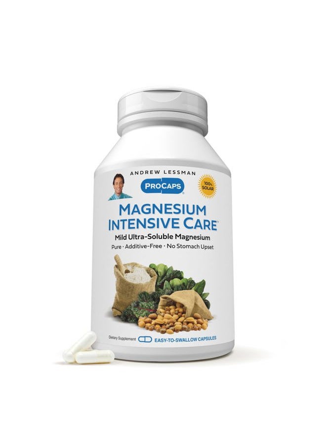 Andrew Lessman - Andrew Lessman Magnesium Intensive Care 250 Capsules – 200mg Mild Ultra-Soluble Magnesium, Supports Nerves, Muscles, Brain and Heart, No Additives, Gentle to Even The Most Sensitive Stomachs - Image 1