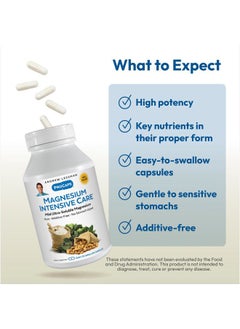 Andrew Lessman Andrew Lessman Magnesium Intensive Care 250 Capsules – 200mg Mild Ultra-Soluble Magnesium, Supports Nerves, Muscles, Brain and Heart, No Additives, Gentle to Even The Most Sensitive Stomachs  - Image 4