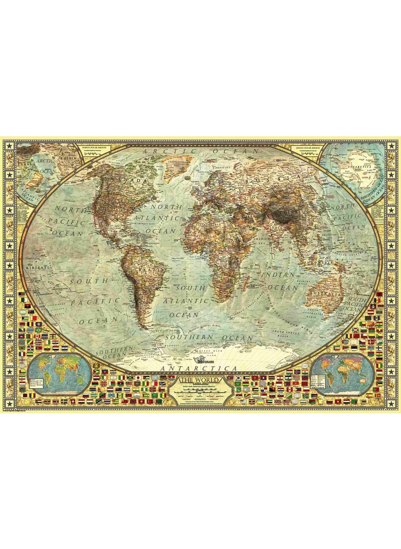 Anatolian 2000 Piece Puzzle / World Map - Code 3935  - Image 2