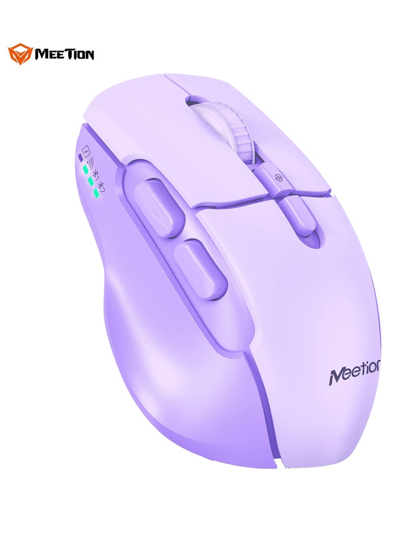 MEETION Wireless Dual-Mode Ergonomic Mouse BTM001 Ergonomic Design 2.4g Bluetooth Dual Mode Multiple Colors Available - Image 4