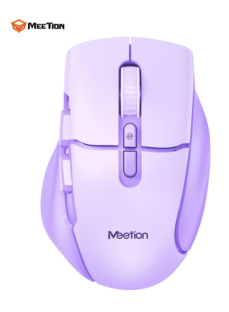 MEETION Wireless Dual-Mode Ergonomic Mouse BTM001 Ergonomic Design 2.4g Bluetooth Dual Mode Multiple Colors Available - Image 5