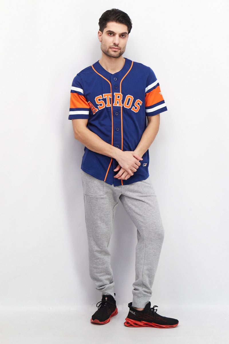 MLB Men Sportswear Fit Houston Astros Baseball Jersey, Navy - Image 2