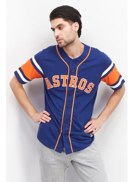 MLB Men Sportswear Fit Houston Astros Baseball Jersey, Navy  - Image 1