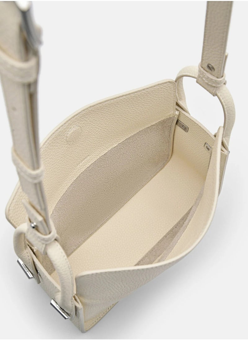 Pedro Demi Leather Shoulder Bag Handbag Crossbody Bag  - Image 5