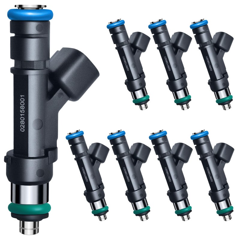 SeyPon 4 Holes Fuel Injectors Compatible with Ford E150 E250 E350 E450 Super Duty Club Wagon 20042009 Expedition 20032004 V8 54L Replace 02801580018 Pcs