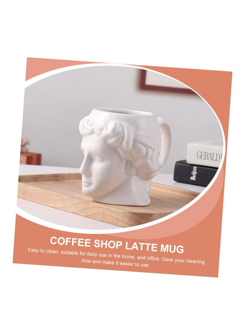 GGOOT Statue Mug Nordic Mug Nordic Decor Espresso k Cups Greek Statue Head Tooth Brush Cup Greek David Mug Ceramic Mug Artistic Drinking Mug Ceramic Espresso Cup Ceramics Morning Tea Cup - Image 3