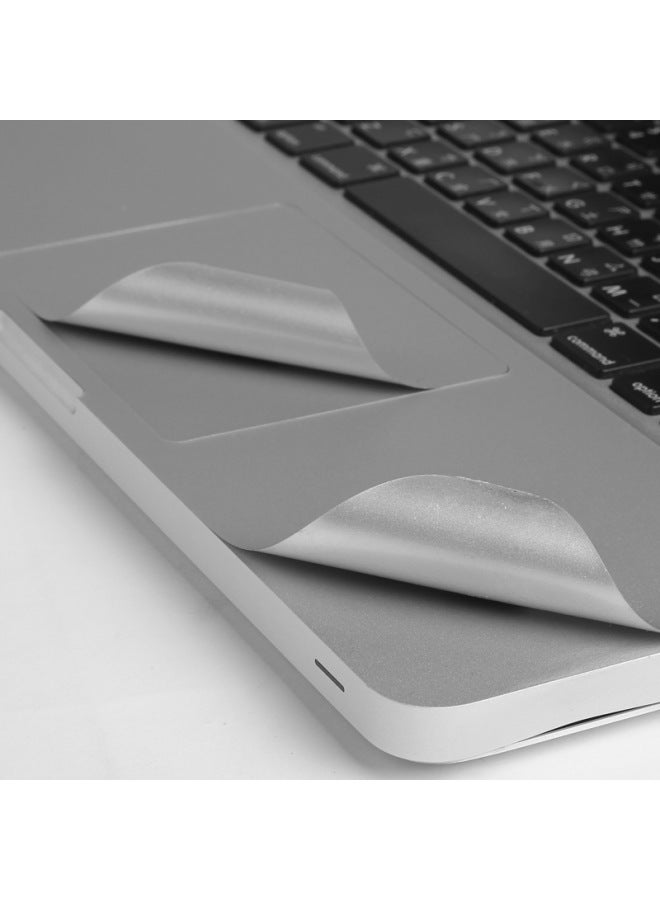 Macbook Anti-glare Screen Protector Matte Finish Ultra-thin Precision Cut For Macbook Pro/air 13/15/17 Inch-Color:Apple Silver (palm Rest + Touch Screen Film)-Size:2018 Air13(A1932)