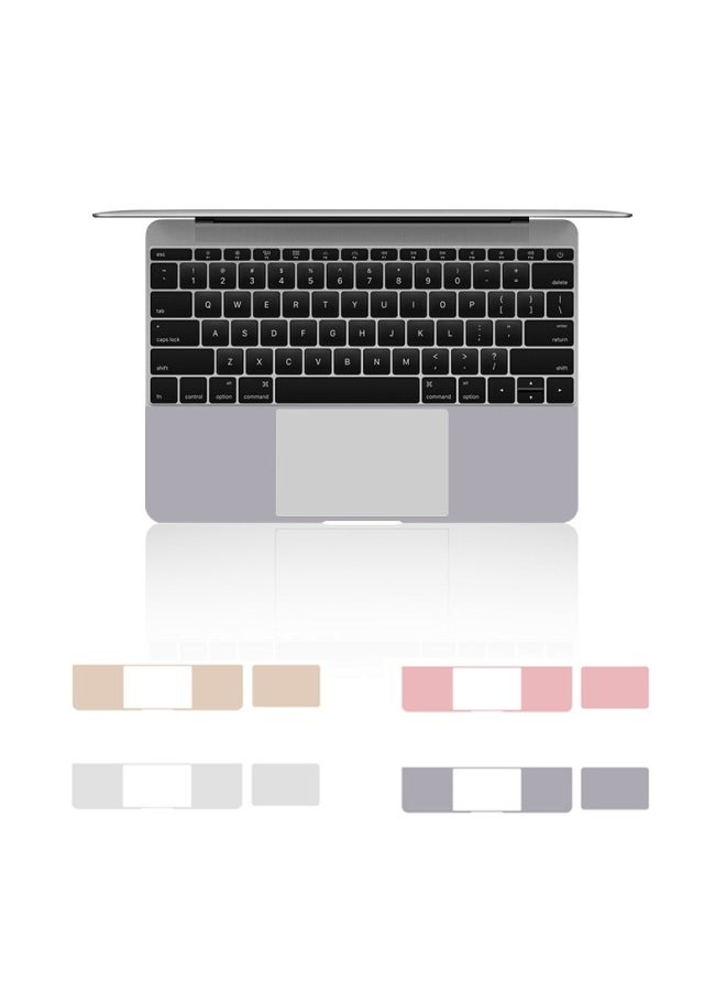 Macbook Anti-glare Screen Protector Matte Finish Ultra-thin Precision Cut For Macbook Pro/air 13/15/17 Inch-Color:Apple Silver (palm Rest + Touch Screen Film)-Size:2018 Air13(A1932)