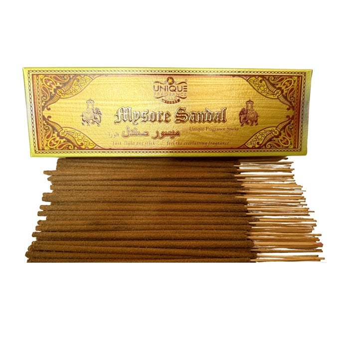 MYSORE SANDAL INCENSE STICKS 200G LONGLASTING FRAGRANCE 100 PURE NATURAL ORIGINAL AGARBATTI FOR POOJA AND MORE