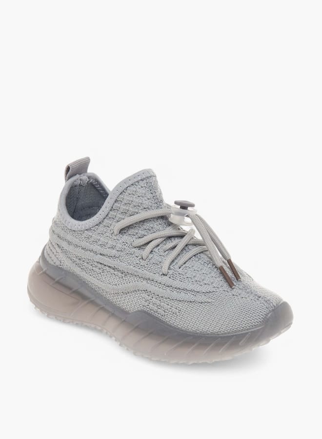 Oaklan by Shoexpress Boys Monotone Sports Shoes with Lace-Up Closure  - Image 1