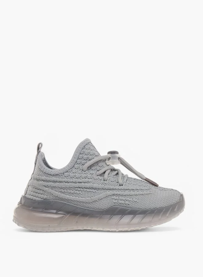 Oaklan by Shoexpress Boys Monotone Sports Shoes with Lace-Up Closure