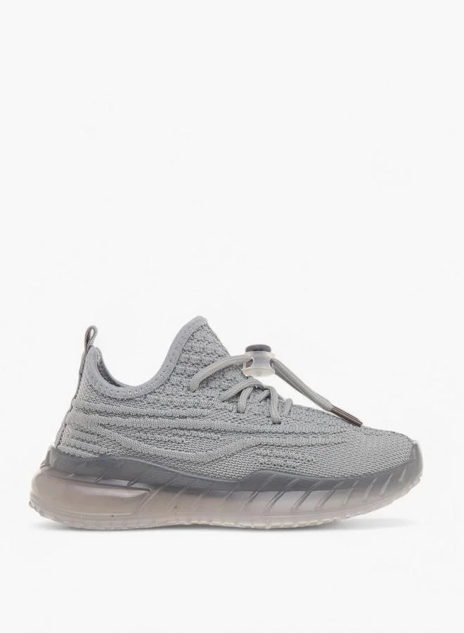 Oaklan by Shoexpress Boys Monotone Sports Shoes with Lace-Up Closure