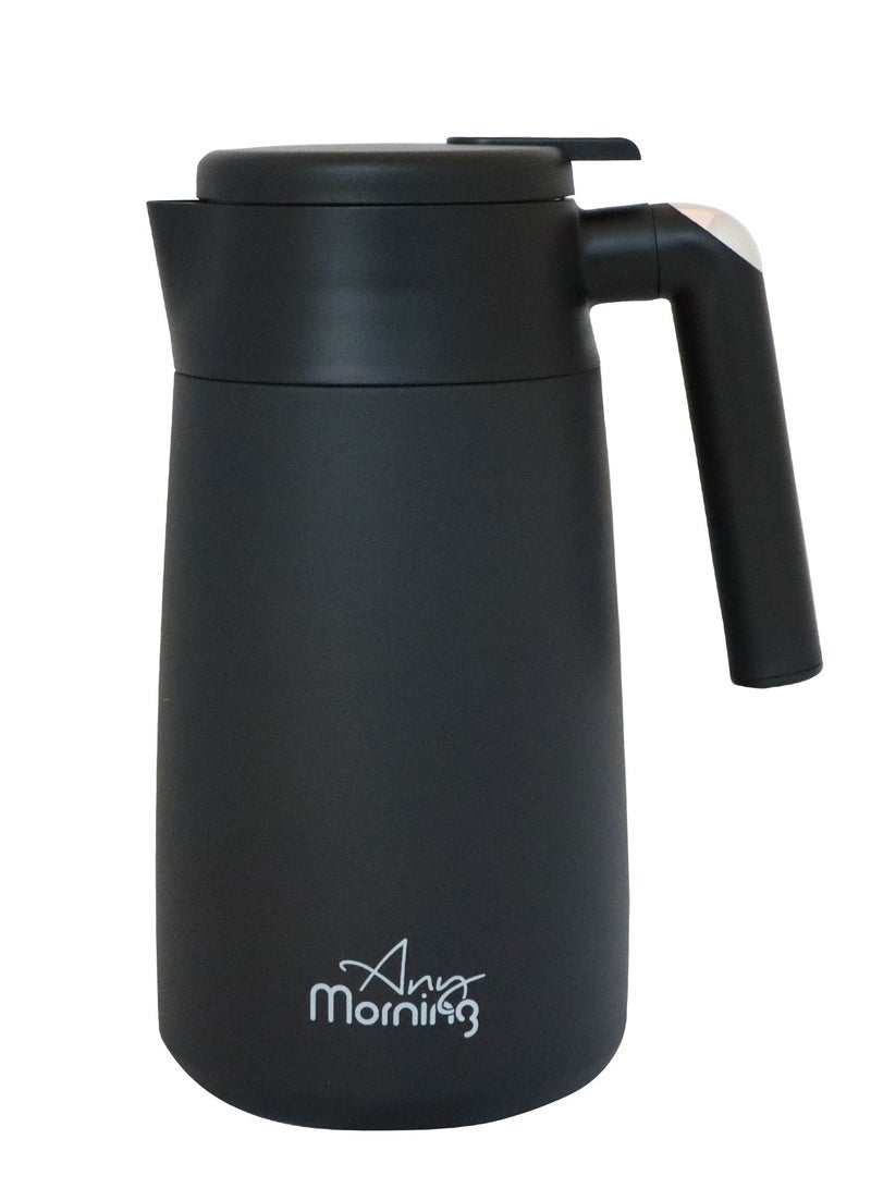 Any Morning SI232250 Stainless Steel Thermal Carafe Black - Image 1