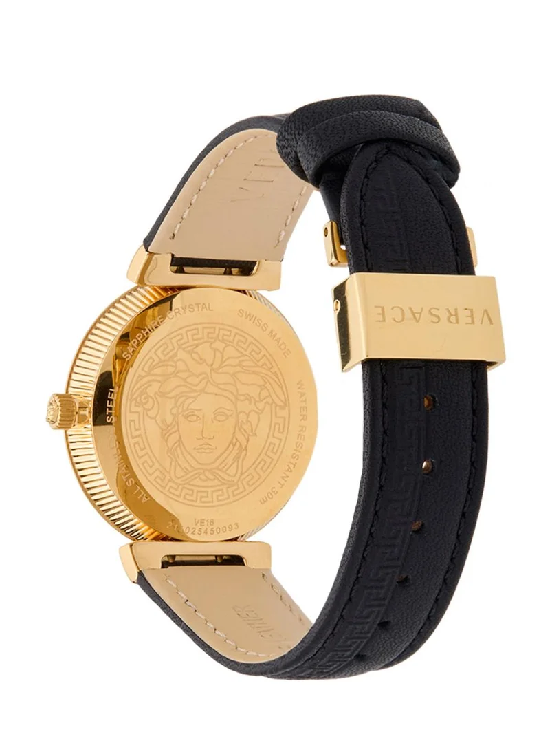 VERSACE Daphnis Quartz Black Dial Watch