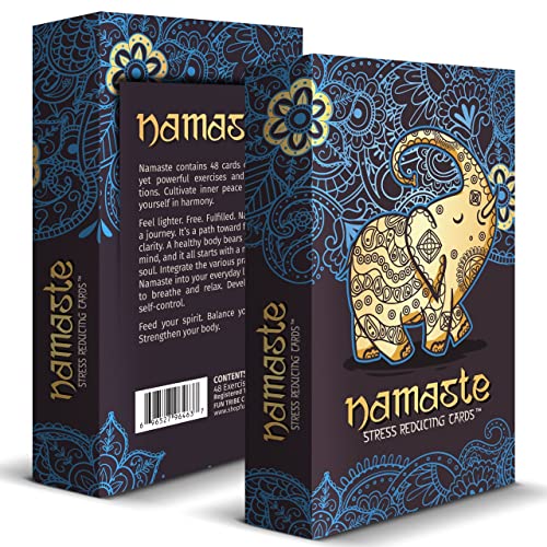 MSS Inc Namaste Mindfulness Cards  Stress  Anxiety Relief Meditation Cards  Self Care Gifts for Women  MSS Inc - Image 1