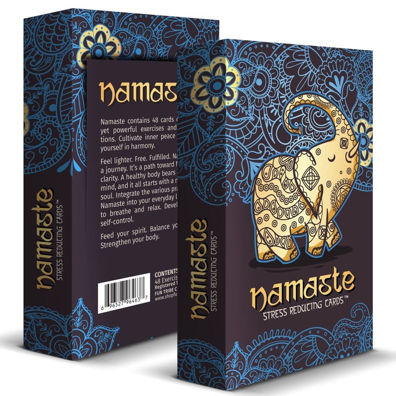 MSS Inc Namaste Mindfulness Cards  Stress  Anxiety Relief Meditation Cards  Self Care Gifts for Women  MSS Inc - Image 2