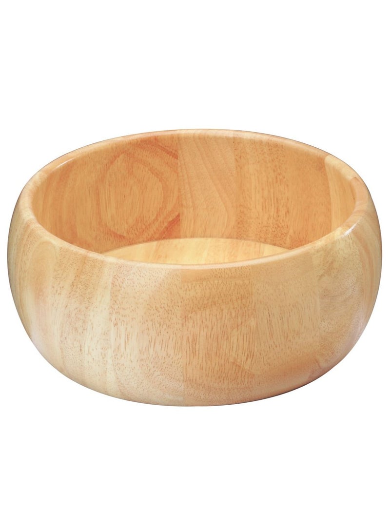 BILLI Wooden Round Serving Bowl for Fruits or Salads, 15cm. - Image 1