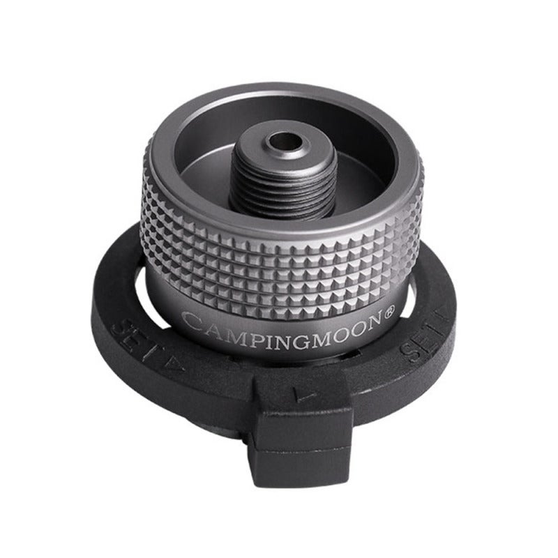 Campingmoon Gas Saver 4-Piece Aluminum Alloy - Pressure Release Button Adjustable Control Valve Gas Adapter for Camping Hiking Picnic - Image 2