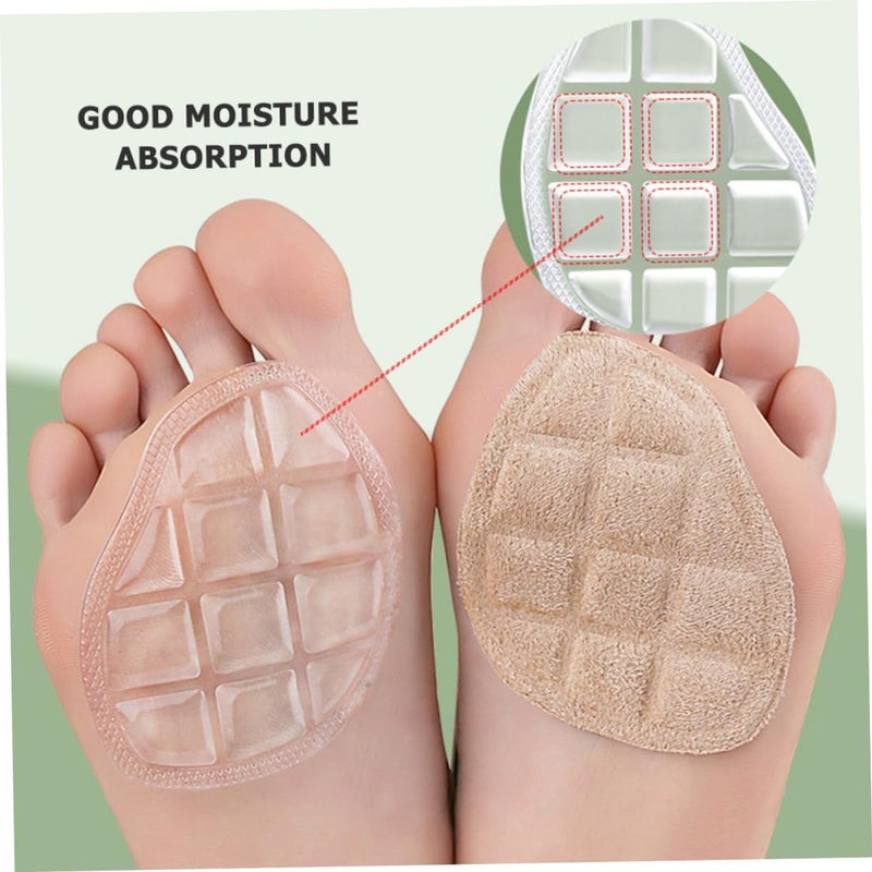3 Pairs Gel Forefoot Pads Half Insoles Non-Slip Cushions for High Heels Women’s Shoes with Adhesive Soft Ball-of-Foot Inserts for Relief and Anti-Friction - Image 5