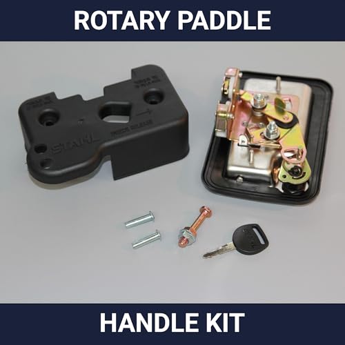 Stahl Truck Bodies - 182223-001 - Key Code 001 - Replacement Rotary Latch Kit Challenger ST Service Body (2012-Current) - Stainless Steel Replacement Rotary Latch Kit and Handle - Image 4