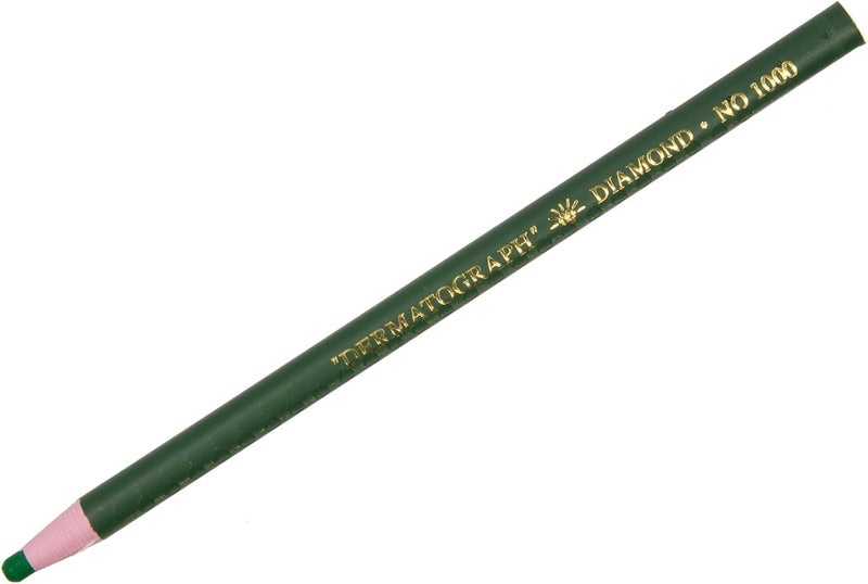 Ultima Diamond Peel-Off China Markers/Grease Pencils for Glass, Cellophane, Vinyl, Metal, Etc. (12 Pencils) (Green) - Image 2