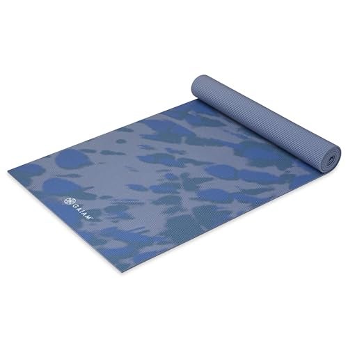 Gaiam Yoga Mat Premium 6mm Print Extra Thick Non Slip Exercise Fitness Mat for All Types of Yoga Pilates Floor Workouts 68L x 24W x 6mm Thick - Image 1