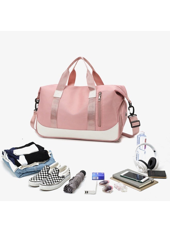 Aurrako Gym Bag Travel Bag For Man/Women,Duffle Sport Handbag for Travelling Large Capacity with Compartment and Wet Pocket Waterproof Handbag - Image 5