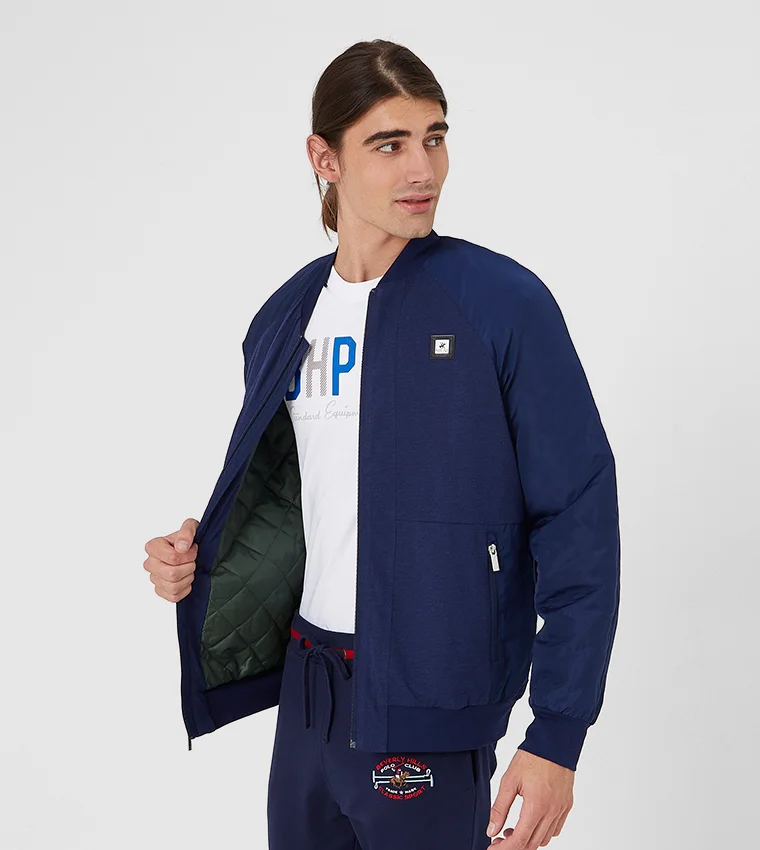 بيفرلي هيلز بولو كلوب جاكيت كاجوال بسحاب صلب