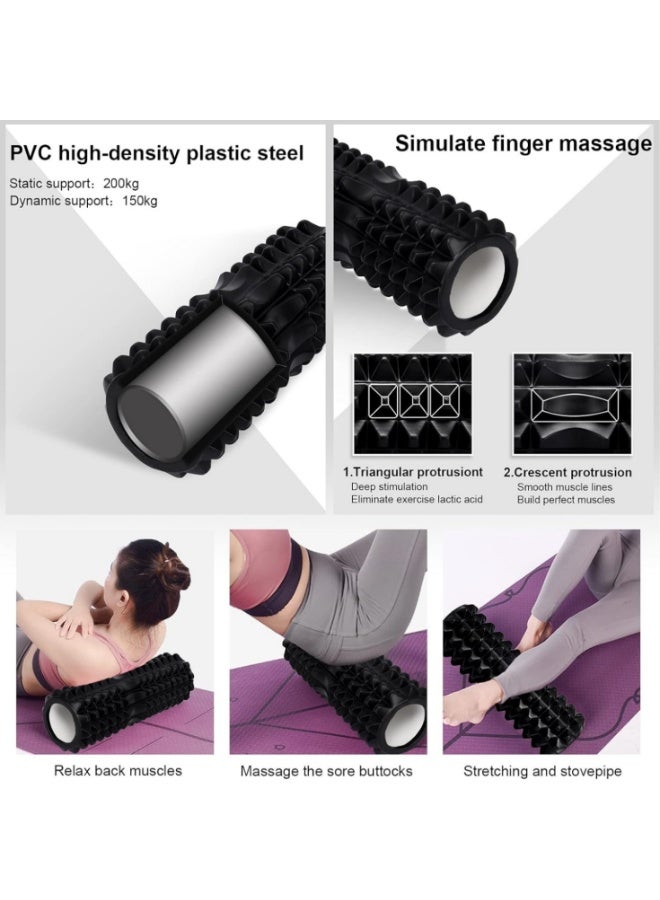 Generic Foam Roller for Yoga, 5-in-1 Fascia Roller Set, Muscle Roller, Fascia Roller, Fascia Ball, Resistance Bands and Storage Bag for Fascia Training, Yoga, Sports, Fitness, Pilates - Image 3