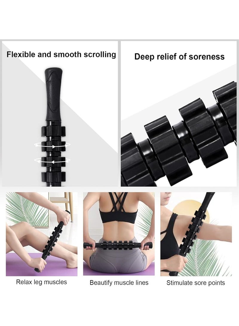 Generic Foam Roller for Yoga, 5-in-1 Fascia Roller Set, Muscle Roller, Fascia Roller, Fascia Ball, Resistance Bands and Storage Bag for Fascia Training, Yoga, Sports, Fitness, Pilates - Image 4